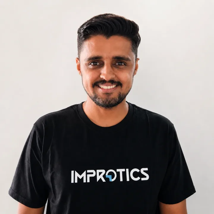 Vasant Chaudhary, founder of Improtics